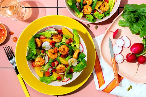 Tex-Mex chicken salad with black beans and honey-lime vinaigrette