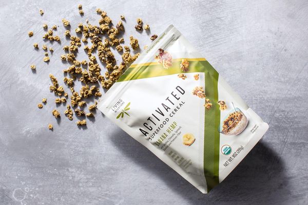 Organic banana hemp activated superfoods cereal