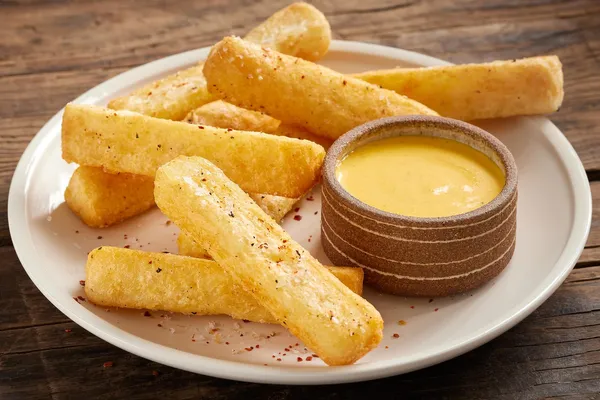 Yuca Fries with Aji Amarillo Sauce