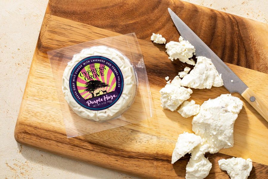 Purple Haze Fresh Goat Milk Cheese