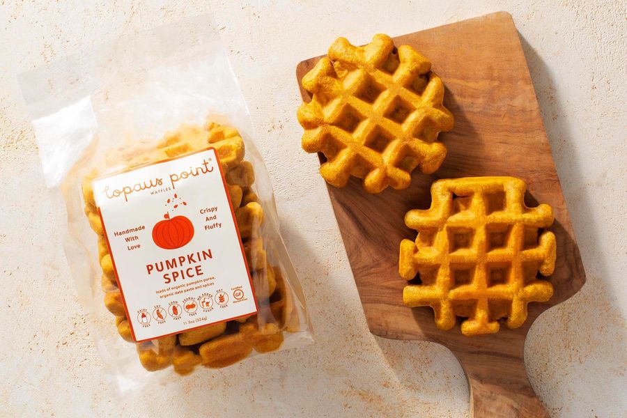 Pumpkin Spice Waffles, Gluten-free (6 count)