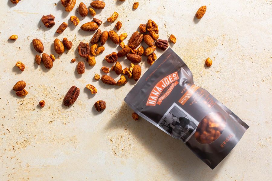 Orange spiced nuts