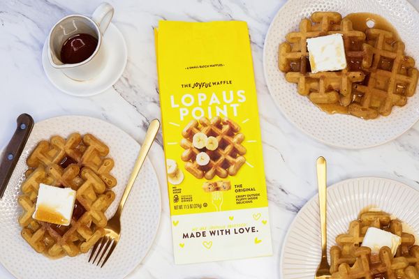 Banana Waffles, Gluten-Free (6 count)