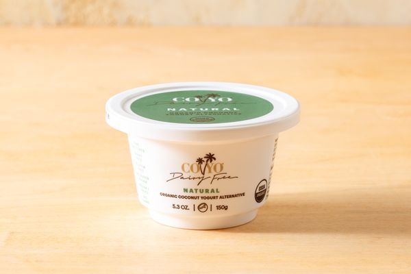 Organic natural coconut yogurt