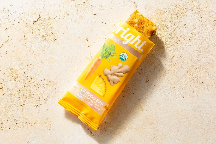 Organic carrot pineapple ginger whole food bar