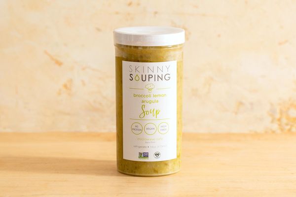 Broccoli Lemon Arugula Soup