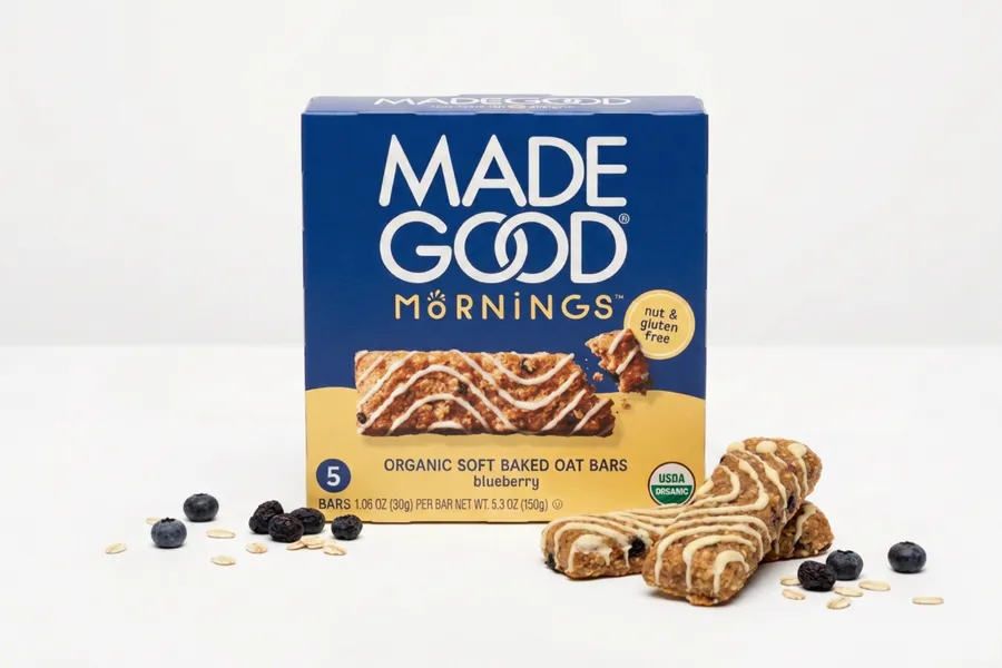 MadeGood Mornings Blueberry Soft Baked Bars