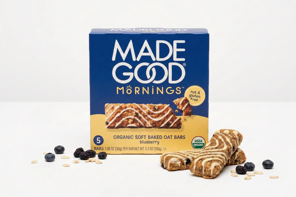 MadeGood Mornings Blueberry Soft Baked Bars