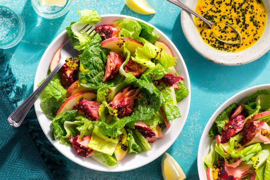 Speedy Burmese Salmon Salad with Lemongrass and Apple image