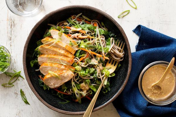Kyoto chicken and soba noodle salad