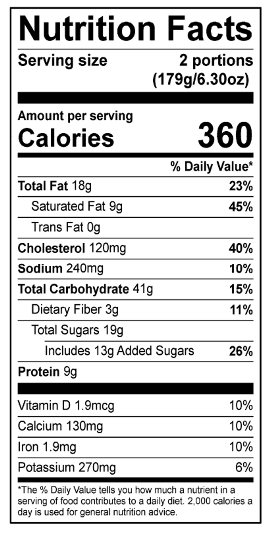 Baked Peach Oatmeal Bites (2 count) Nutrition