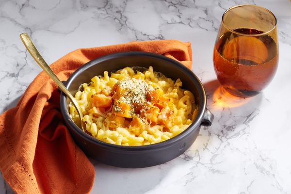 Roasted butternut squash mac and cheese
