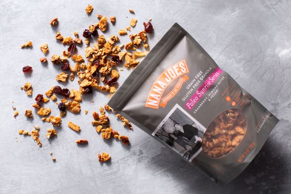 Sunrise paleo cranberry-almond gluten-free granola