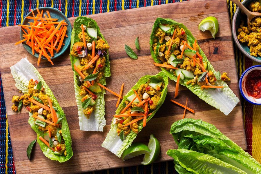 Superfast Thai Turkey Lettuce Cups image