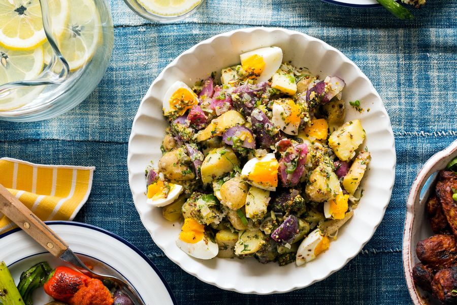 French potato salad with citronette