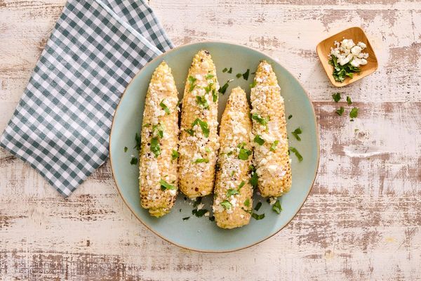 Grilled Elote-Style Corn on the Cob