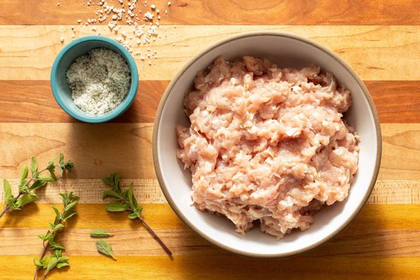 Organic ground chicken