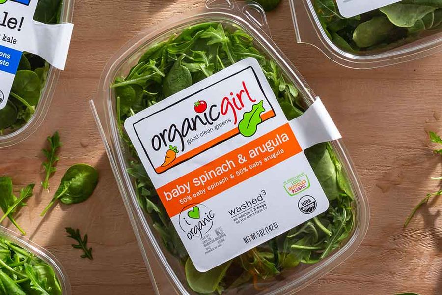 Organic Baby Spinach and Arugula