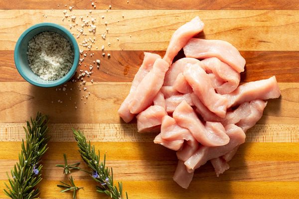 Organic boneless pork strips