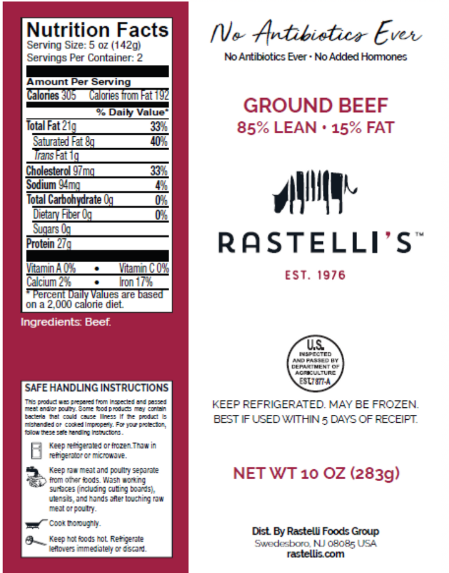 Ground Beef Nutrition