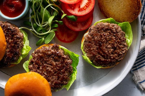 Short rib-chuck smash burger patties (4 count)