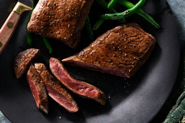 Garlic-marinated top sirloin cap steaks (2 count)