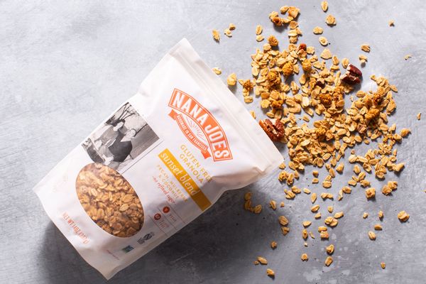 Sunset pecan-mulberry gluten-free granola