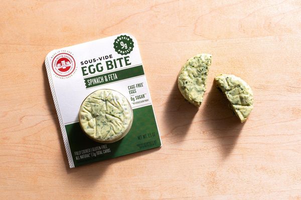 Sous-vide egg bite with spinach and feta (2 count)