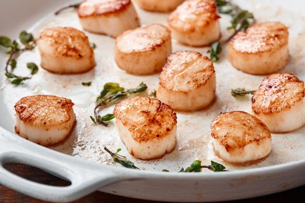 Wild sea scallops